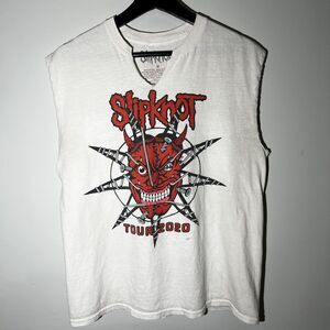 Slipknot Dual Sided Graphic Mens Size M Shirt: Numetal Band Metal Grunge Tour